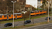 JumboTram 4800 e 4900 incrocio in Via dei Missaglia 01/2001 foto 2001 A.Bosetti